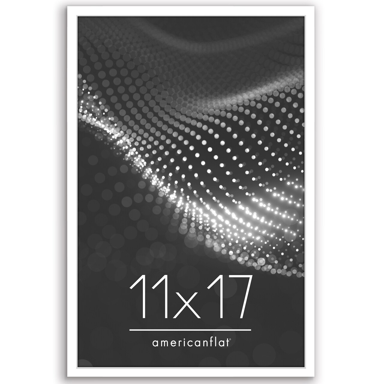 Americanflat Poster Frame - Perfect Frame for Photos and Artwork - Large Picture Frame - Polished Plexiglass - Hanging Hardware with Horizontal and Vertical Display